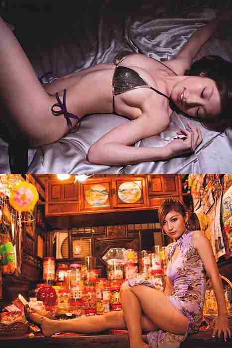 [日本写真杂志]ID0061 [FLASH] 2011 No.10.18 Yoko Kumada 熊田曜子 [22P]--性感提示：全透视装宽衣解带身材爆棚傲人胸围肥臀