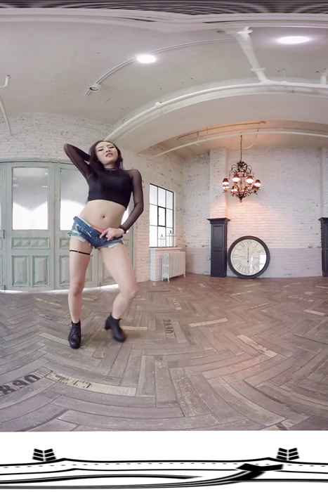 [VR全景写真视频]ID0015 VR全景视频：齐臀短裤 大尺度热舞-韩国女团dimepiece[flv-